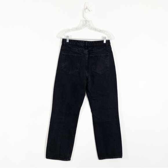 Zara Jeans Zara 8 Rigid Mom Jeans High Rise Tapered Straight Button